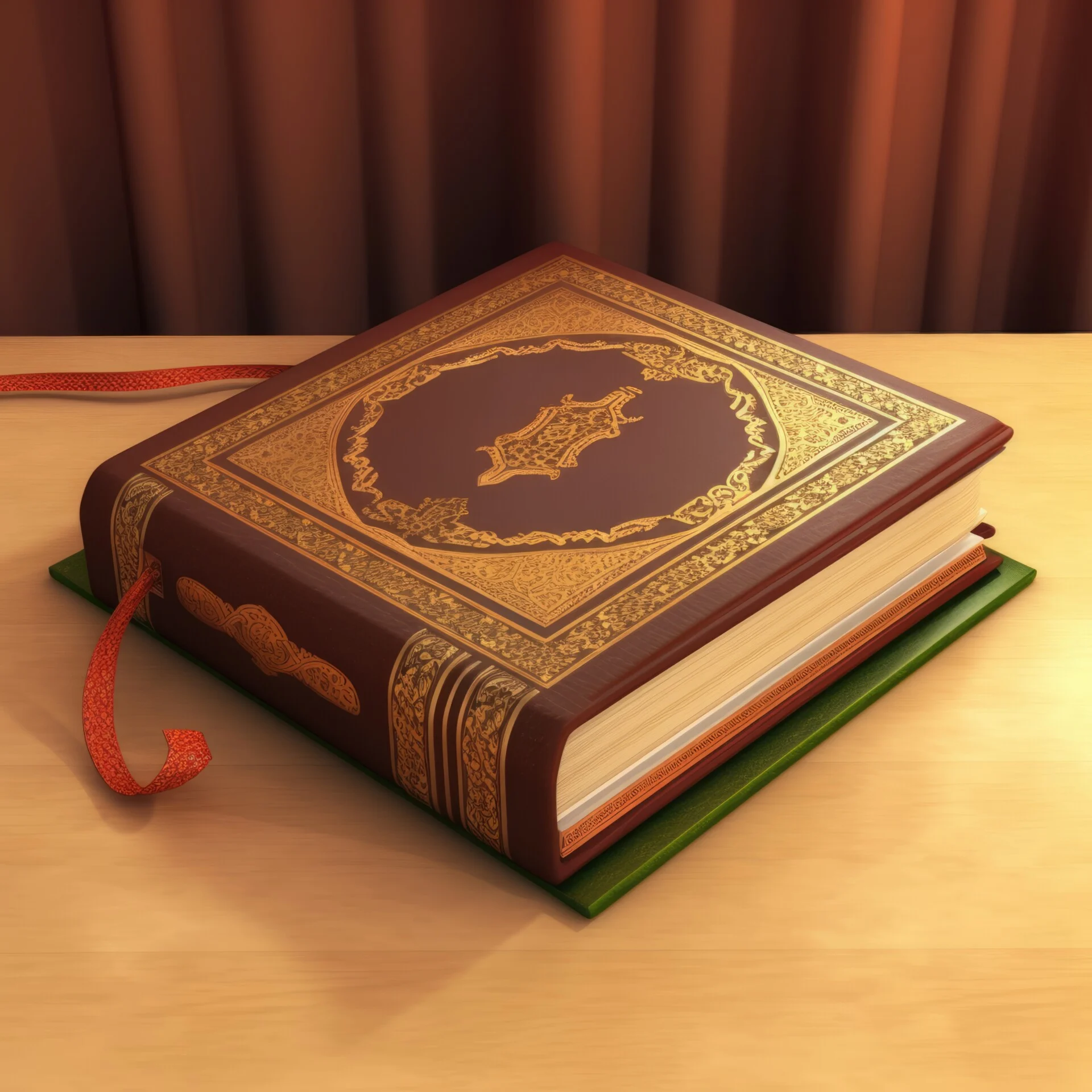 View 3d Islamic Quran Book